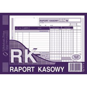 Druk MiP Raport Kasowy A5/80